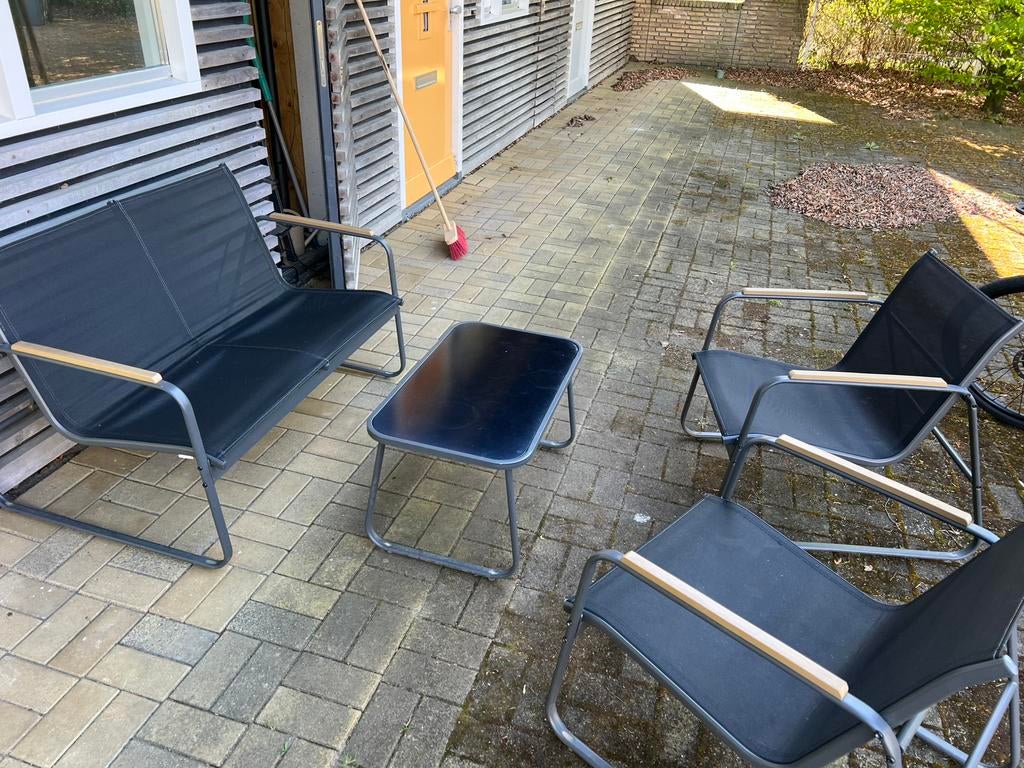 Tuinset, Tuin en Terras, Tuinsets en Loungesets, Ophalen, Zo goed als nieuw, Bank, 4 zitplaatsen
