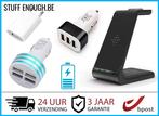 USB Stekker Auto Draadloze Oplader iPhone Samsung Huawei, Ophalen of Verzenden, Nieuw, Overige merken