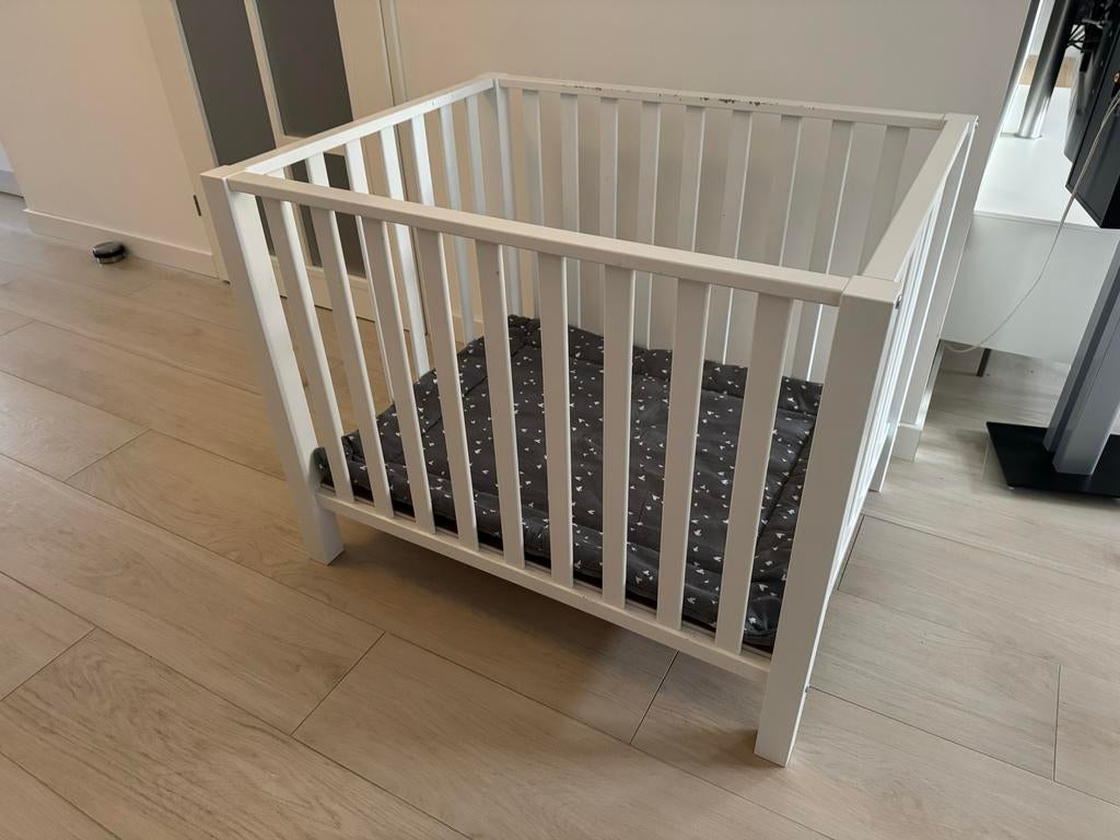 Bopita Brent box - Wit, Kinderen en Baby's, Boxen, Ophalen, Gebruikt, Rechthoekig, In hoogte verstelbaar