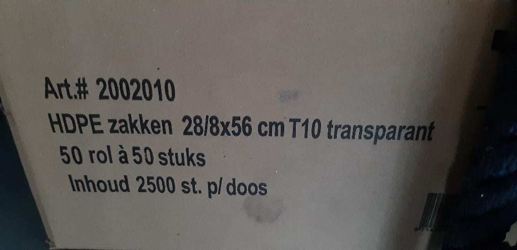 Plastic zakken, Huis en Inrichting, Ophalen of Verzenden, Nieuw