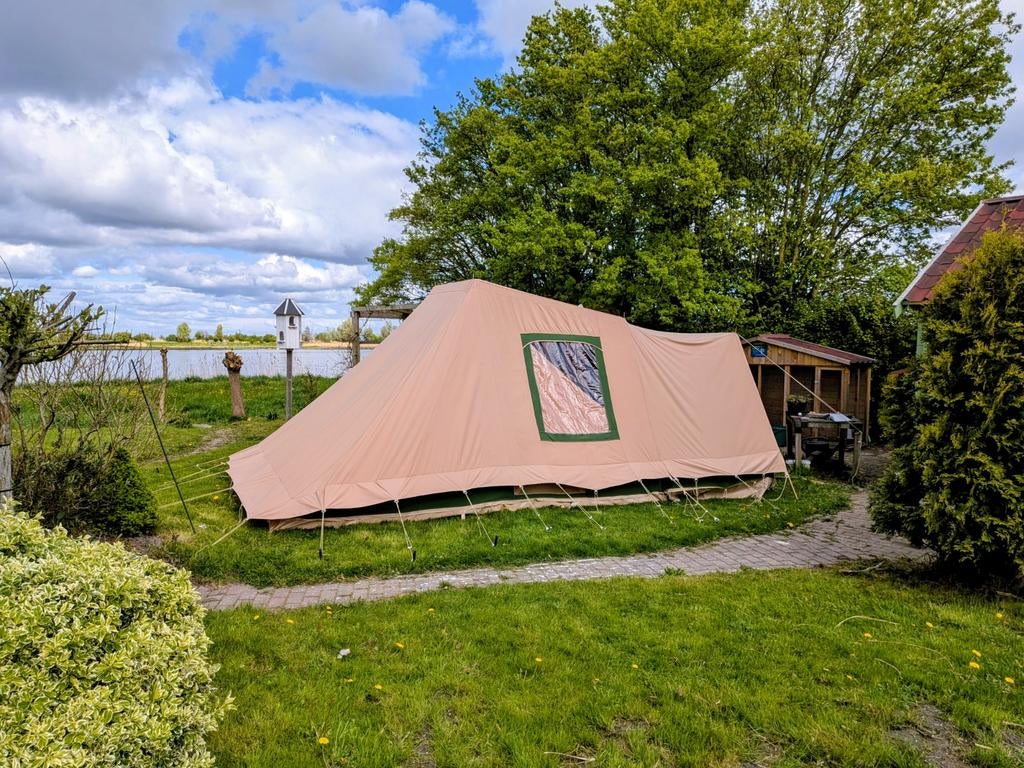 Tent voor 4 personen Adelaar 4 Vrijbuiter tent, Ophalen, Zo goed als nieuw, Tot en met 4