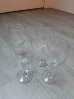 4 wijnglazen, Ophalen, Zo goed als nieuw, Overige typen
