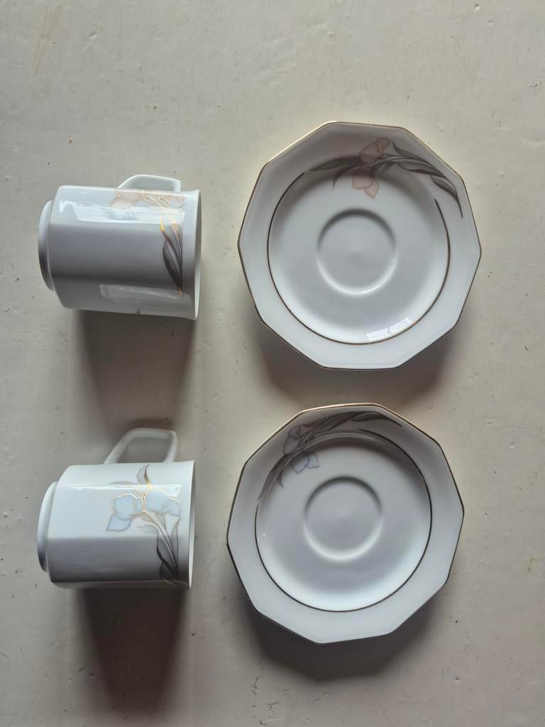 Vintage Winterling Marktleuthen Bavaria Kop en Schotel Set, Ophalen of Verzenden, Zo goed als nieuw, Overige stijlen, Kop(pen) en/of Schotel(s)