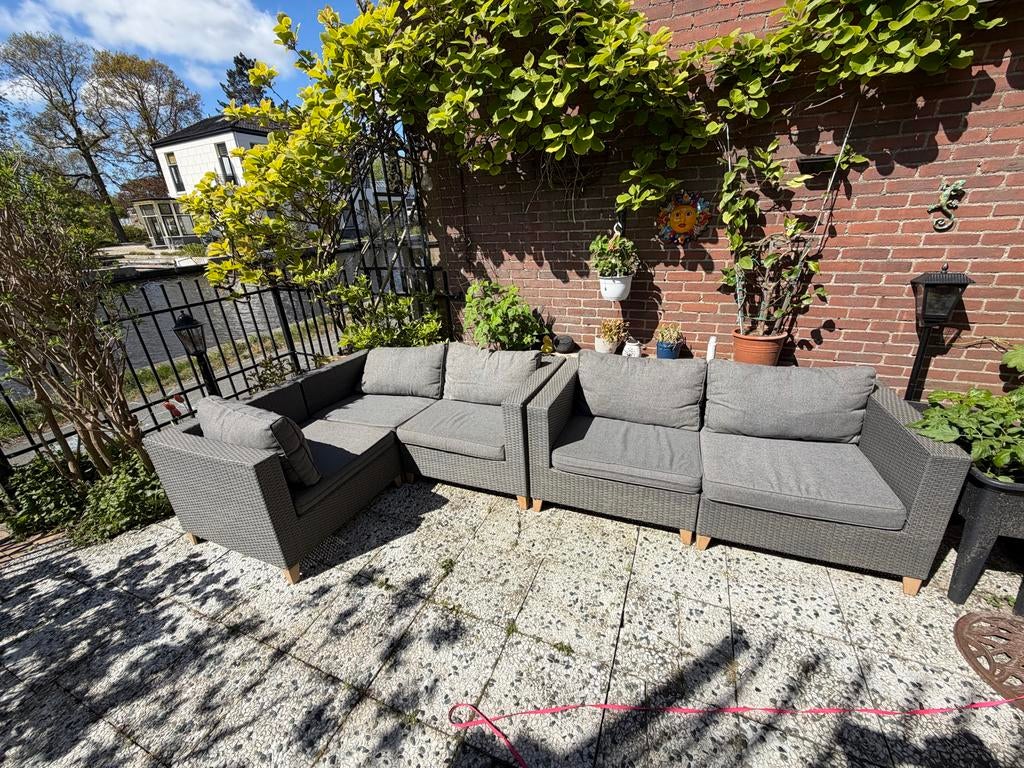 Loungeset van Jysk, aparte delen, Ophalen, 5 zitplaatsen, Gebruikt, Loungeset