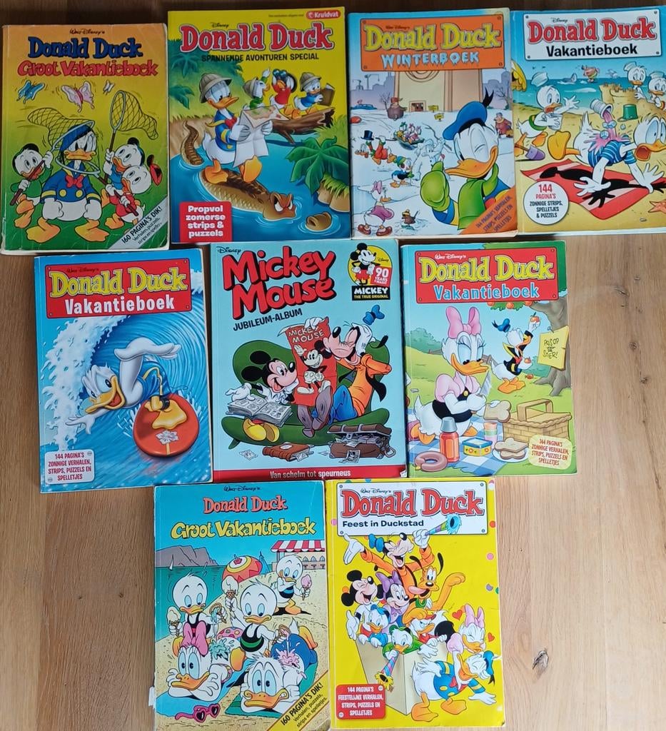 9 Donald Duck vakantieboek special Mickey Mouse Walt Disney, Boeken, Strips | Comics, Gelezen, Walt Disney, Europa, Ophalen of Verzenden