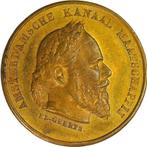 Nederland, Opening van het Noordzeekanaal, 1 november 1876, Postzegels en Munten, Penningen en Medailles, Ophalen of Verzenden