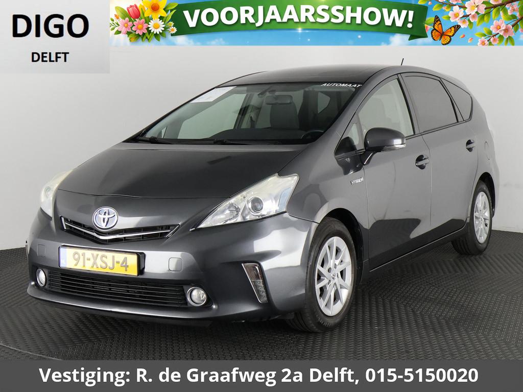 Toyota Prius Wagon 1.8 Aspiration 96g 7-persoons | Navigatie, Auto's, Toyota, Euro 5, Gebruikt, Zwart, 4 cilinders