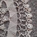 Tafel accessoires- ovale handwerk decoratie-kleedje, Antiek en Kunst, Ophalen