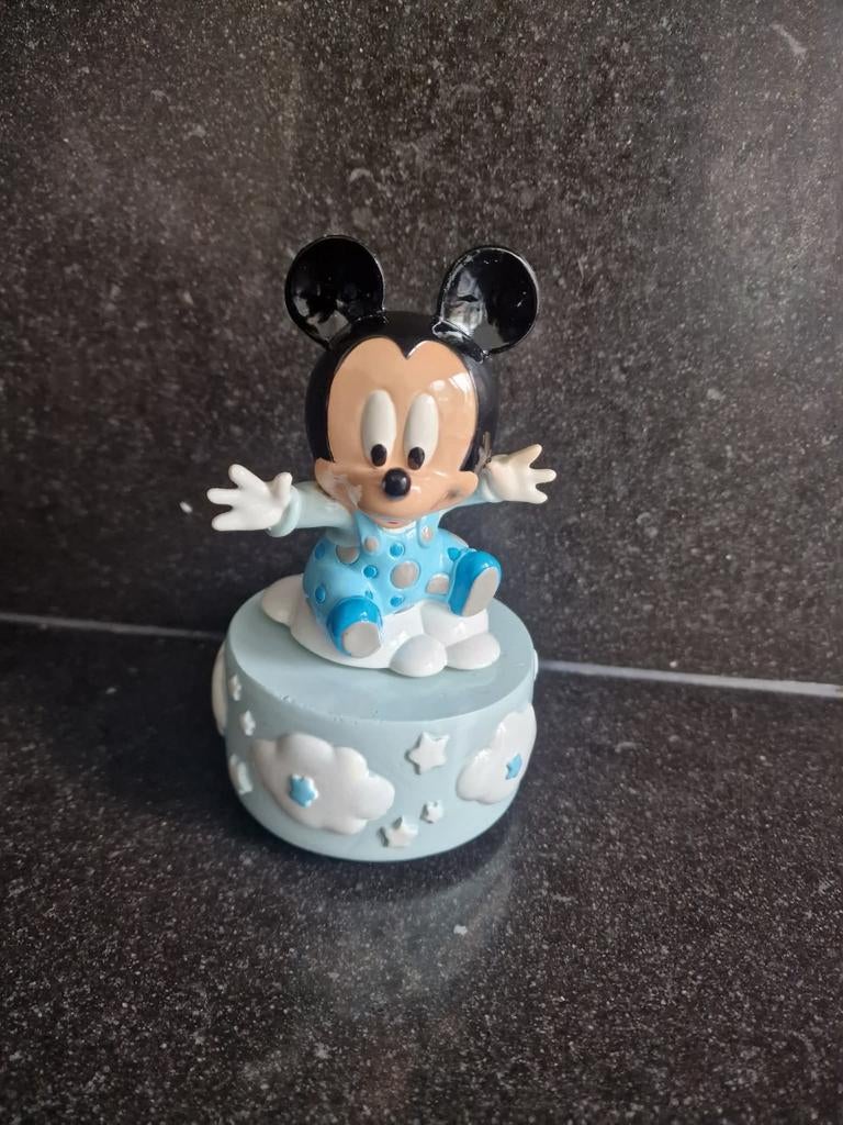 Schattige Disney Baby Mickey Muziekdoos, Ophalen of Verzenden, Zo goed als nieuw, Jongen of Meisje