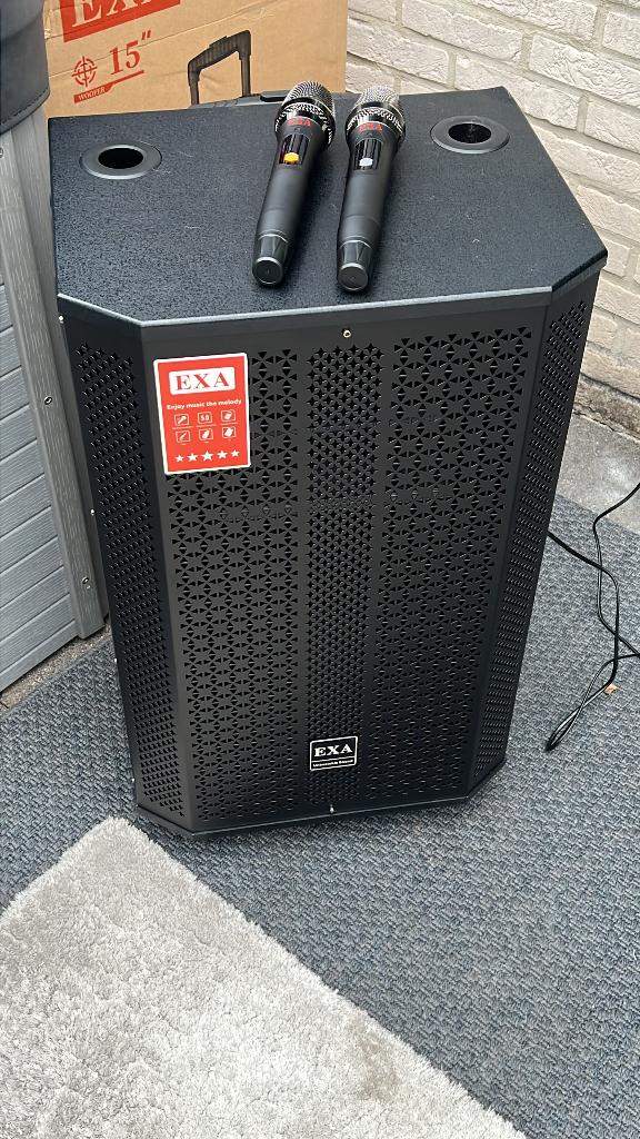 Karaoke set incl 2 microfoons (NIEUW), Ophalen, Nieuw, Complete set