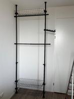 Industrieel telescopisch kledingrek / open kast, Ophalen, Gebruikt, 200 cm of meer, Metaal