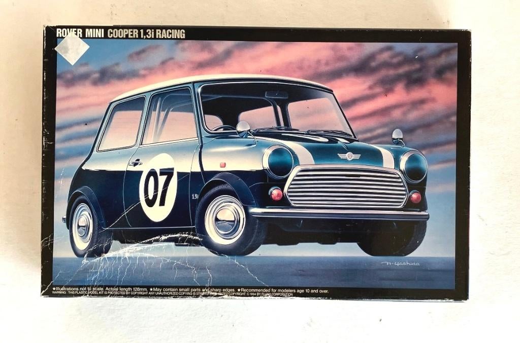 A Corgi Toys No. 339 Monte-Carlo Mini Cooper S, race number 177, within