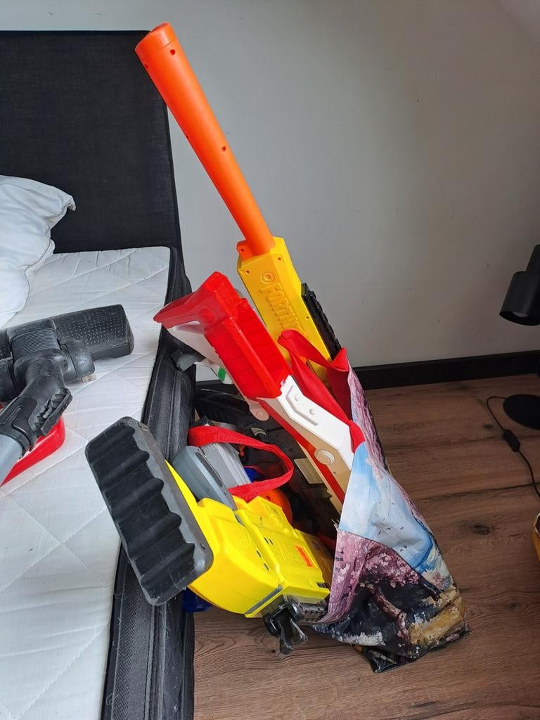 Nerf pistolen, Ophalen
