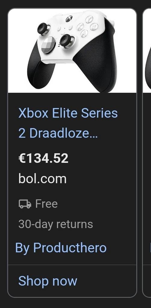 Xbox Elite Controller voor Xbox en PC, Spelcomputers en Games, Spelcomputers | Xbox | Accessoires, Zo goed als nieuw, Xbox One