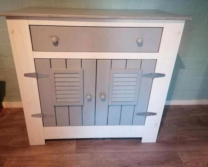 Landelijk ledikant en commode, opknapper, Kinderen en Baby's, Kinderkamer | Complete kinderkamers, Gebruikt, Jongetje of Meisje