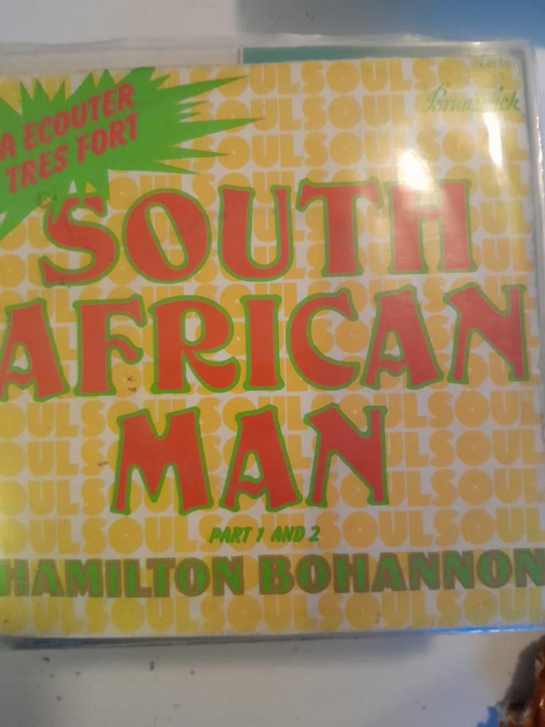 Hamilton bohannon 7 inch south african man, Cd's en Dvd's, Ophalen of Verzenden, Zo goed als nieuw, Pop