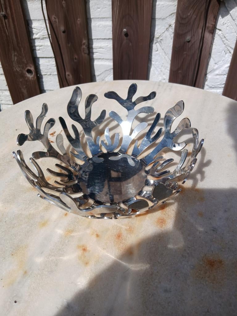 Alessi Mediterraneo Schaal Emma Silvestris 22x9 cm, Huis en Inrichting, Woonaccessoires | Schalen en Manden, Overige materialen