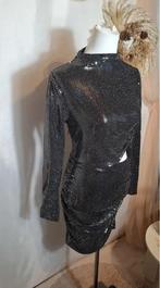 Maje metallic zilver jurkje nieuw met prijskaartje, Kleding | Dames, Jurken, Maat 38/40 (M), Overige kleuren, Nieuw, Ophalen of Verzenden