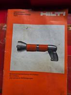 Hilti DX 600 N Bolzenschubwerkzeug met toebehoren, Ophalen of Verzenden, Gebruikt