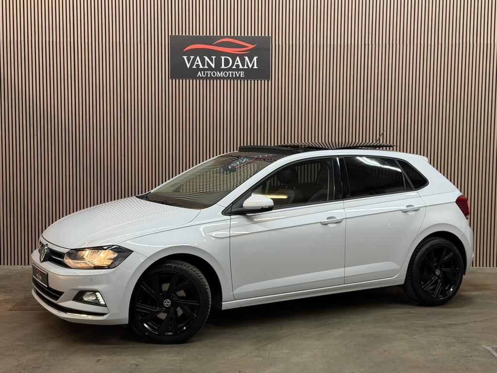 Volkswagen Polo 1.6 TDI R-Line 2018 PANO CRUISE NAVI CAR-PLA, Voorwielaandrijving, Gebruikt, Alcantara, Wit