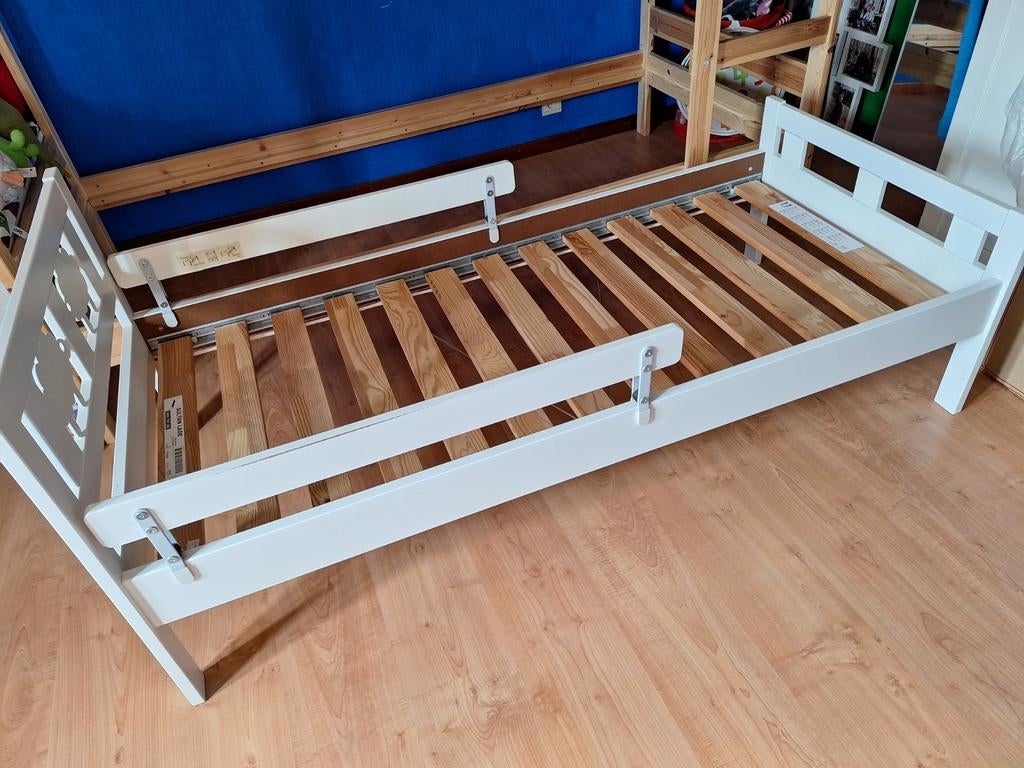 Peuterbed Ikea Kritter, 75 x 165 cm., Kinderen en Baby's, Kinderkamer | Bedden, Gebruikt, 70 tot 85 cm, 160 tot 180 cm, Ophalen