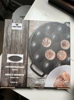 Poffertjesplaat gietijzer nieuw, Overige typen, Nieuw, Ophalen of Verzenden, Zwart