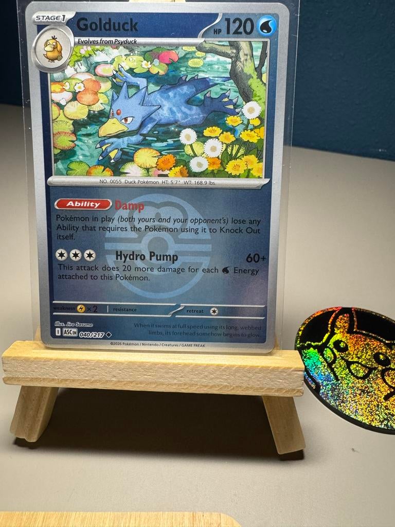Pokémon kaart: Golduck 040/217, Ophalen of Verzenden, Nieuw, Losse kaart