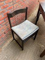 Vintage eethoek uittrektafel retro jaren 60/70 compleet, Ophalen, Gebruikt, Midcentury seventies eethoek uittrektafel verlengbare tafel