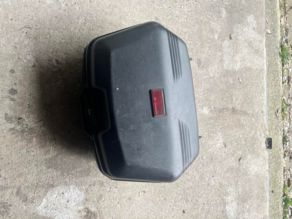 Zwarte motorkoffer, Motoren, Accessoires | Koffers en Tassen, Ophalen of Verzenden, Gebruikt