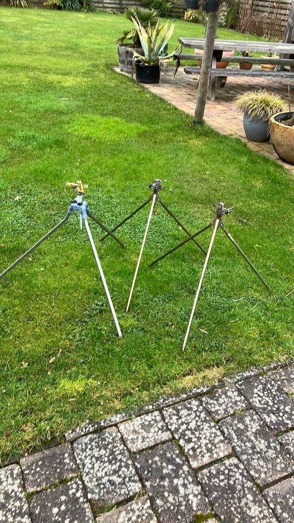 3 gazon sproeiers, Tuin en Terras, Tuinsproeiers, Ophalen, Gebruikt, Cirkelsproeier