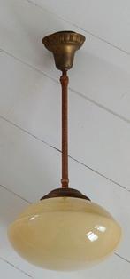 Art-Deco 1920 _ Opaline Pendant Lamp,, Ophalen