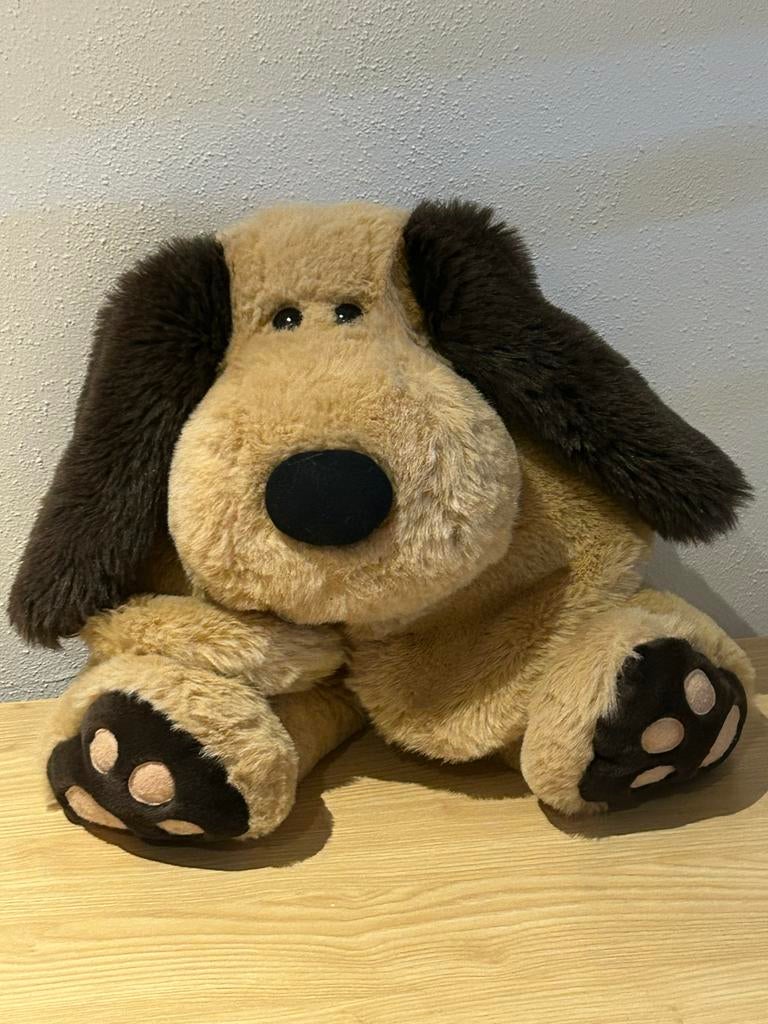 Grote handpop hond Gary 45 cm, Ophalen, Gebruikt, Hond, Middelgroot (20 tot 80 cm)