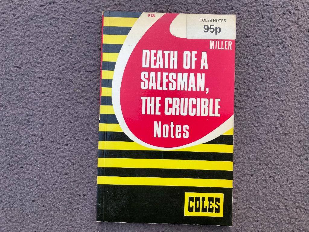 🇬🇧 Death of a Salesman, the Crucible - Notes, Ophalen of Verzenden, Gelezen