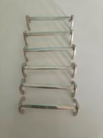 12 VERZILVERDE MESSENLEGGERS, Ophalen of Verzenden