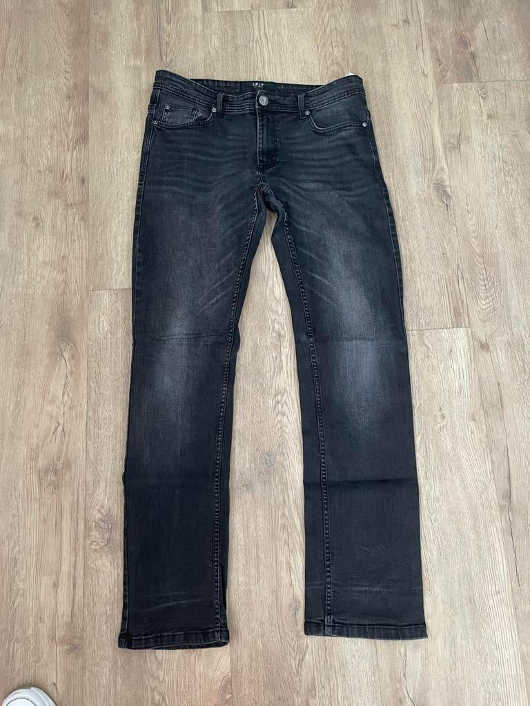 Zwarte SMOG spijkerbroek maat 33/34, Kleding | Heren, Ophalen of Verzenden, Zo goed als nieuw, Zwart, W33 - W34 (confectie 48/50)