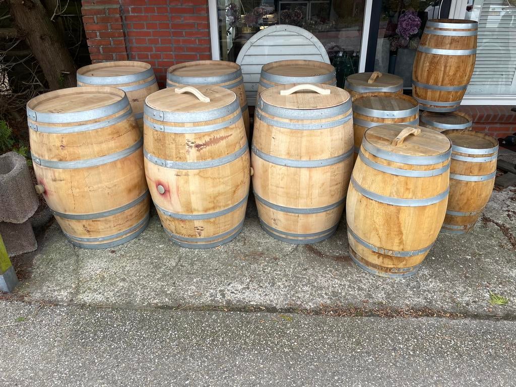 Wijnvaten/regentonnen, Tuin en Terras, Regentonnen, Zo goed als nieuw, Hout, 150 liter of meer, Ophalen