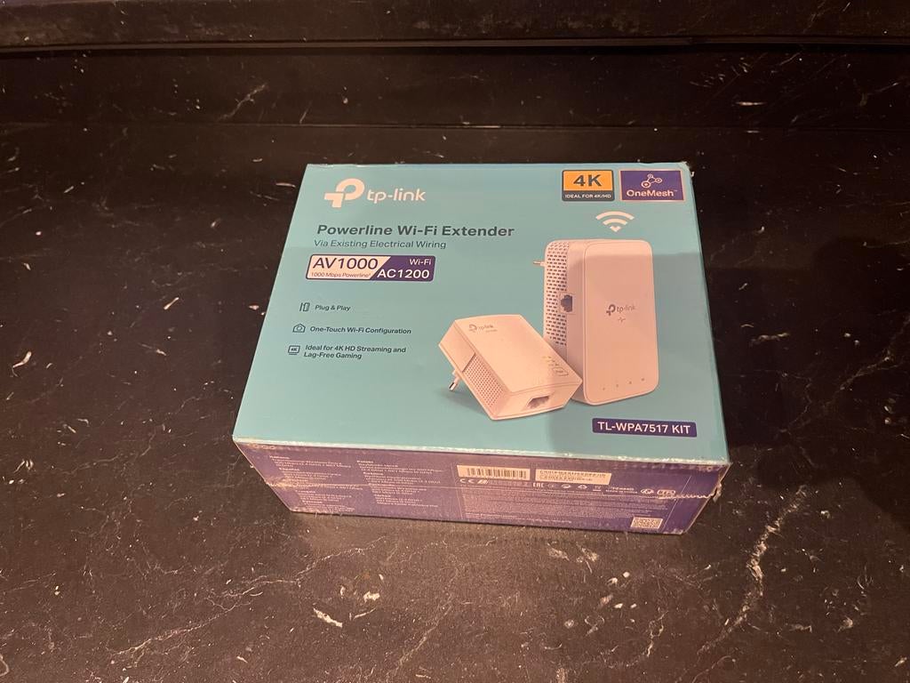 TP-Link TL-WPA7517 KIT Powerline Wi-Fi Extender Nieuw, Ophalen of Verzenden, Nieuw