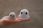Spook - zelfgehaakte knuffel / sleutelhanger, Ophalen of Verzenden, Nieuw, Haken, Overige typen