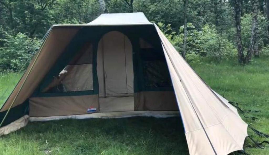 Tent 4-6 persoons, katoen, Caravans en Kamperen, Tenten, Ophalen, Gebruikt, Tot en met 6