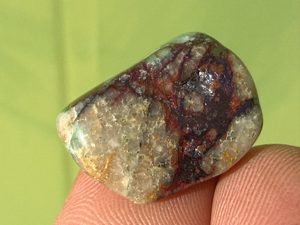 Chrysocolla in koper met Cupriet broekzaksteen mineralen, Ophalen of Verzenden, Mineraal