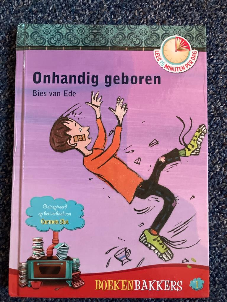 Onhandig geboren - Bies van Ede - BoekenBakkers, Boeken, Kinderboeken | Jeugd | onder 10 jaar, Ophalen, Zo goed als nieuw, Fictie algemeen
