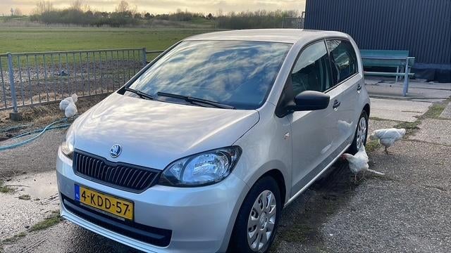 Skoda Citigo 1.0 T 44KW 2013 Grijs, Voorwielaandrijving, Zwart, 840 kg, 4 stoelen