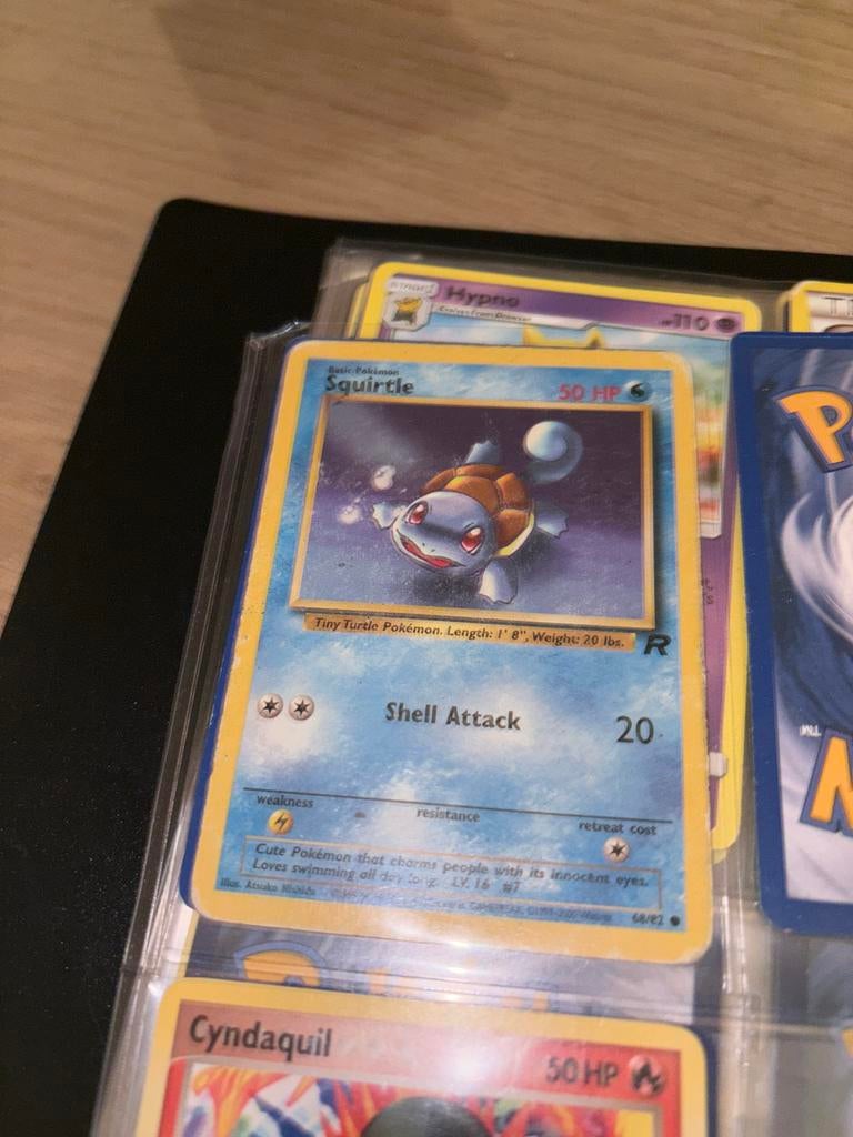 Pokémon kaart Squirtle 68/82 - Base Set, Ophalen, Gebruikt, Losse kaart