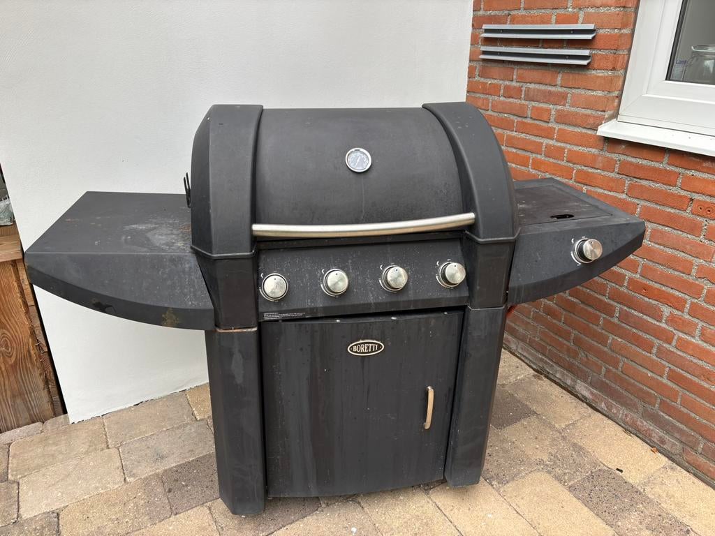 Boretti Robusto gasbarbecue met zijbrander, Tuin en Terras, Ophalen, Gebruikt