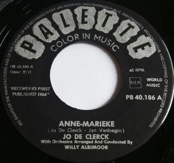 Jo De Clerck ‎– Anne-Marieke(vinyl singel - 1964) beschikbaar voor biedingen