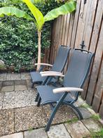 2 Hartman Da Vinci verstelbare tuinstoelen, Ophalen, Gebruikt, Kunststof, Verstelbaar