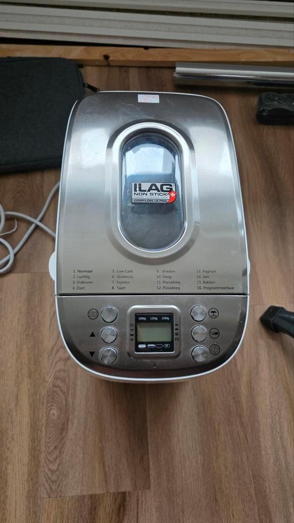 Broodbakmachine - Alleen glutenvrij gebruikt!, Witgoed en Apparatuur, Broodbakmachines, Zo goed als nieuw, Met timer, 800 tot 1200 gram deeg