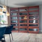 3 x Mahoniehouten stapelbare Engelse boekenkast, 200 cm of meer, ., Zo goed als nieuw, .