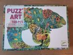 Djeco Puzzel Chameleon / Kameleon 150 Stukjes, Ophalen of Verzenden, Minder dan 500 stukjes, Zo goed als nieuw