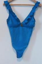 MARIE JO Prachtige Blauw Turquoise Badpak met Ruches & Gesp, Kleding | Dames, Badmode en Zwemkleding, Blauw, Ophalen of Verzenden